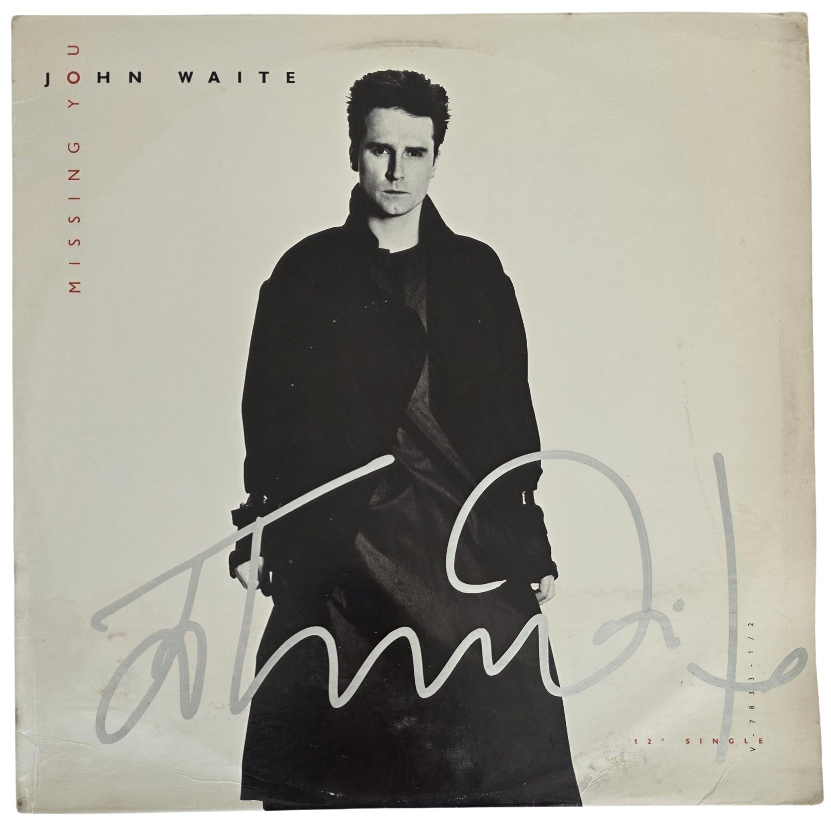John Waite Signed Missing You Album COA Exact Proof Autographed Vinyl Record