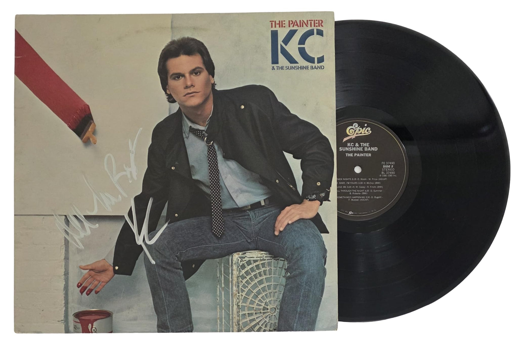 Harry Wayne Casey Signed KC And The Sunshine Band The Painter Album COA Proof Autographed Vinyl Record