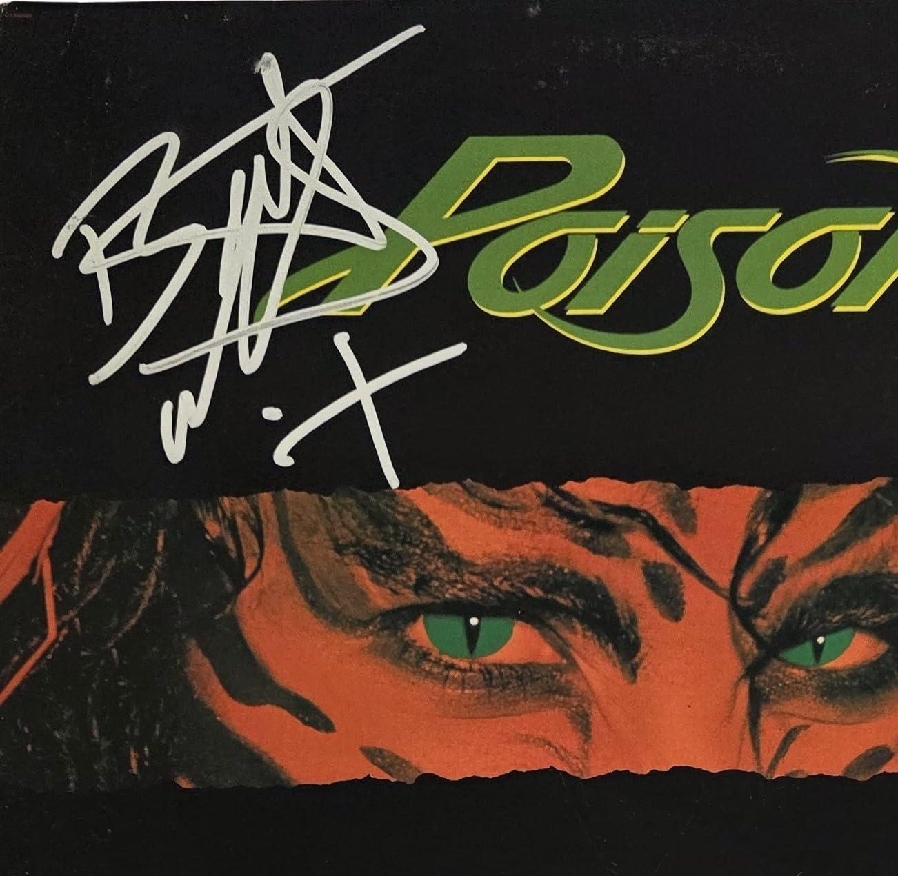 Bret Michaels Signed Poison Open Up and Say... Ahh! Album COA Proof Autographed Vinyl Record
