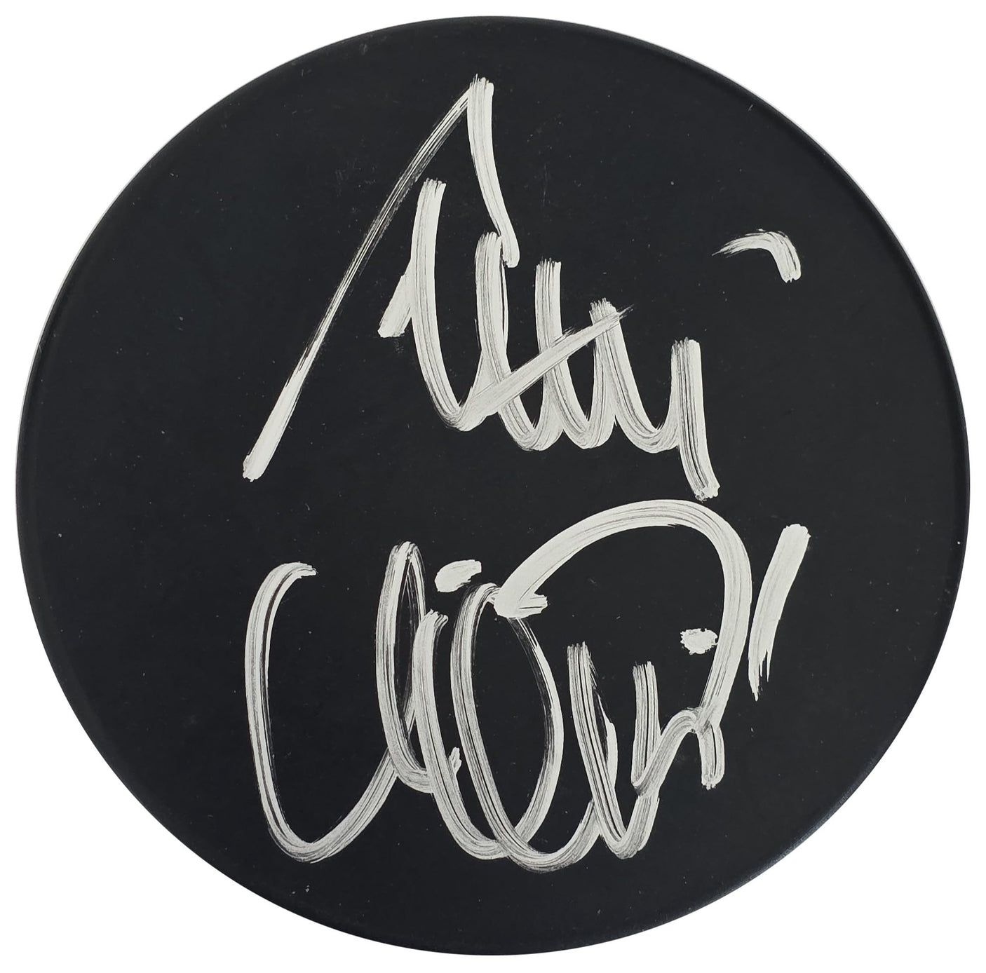 Antti Niemi Signed Hockey Puck COA Proof Autographed Canadiens Blackhawks Sharks