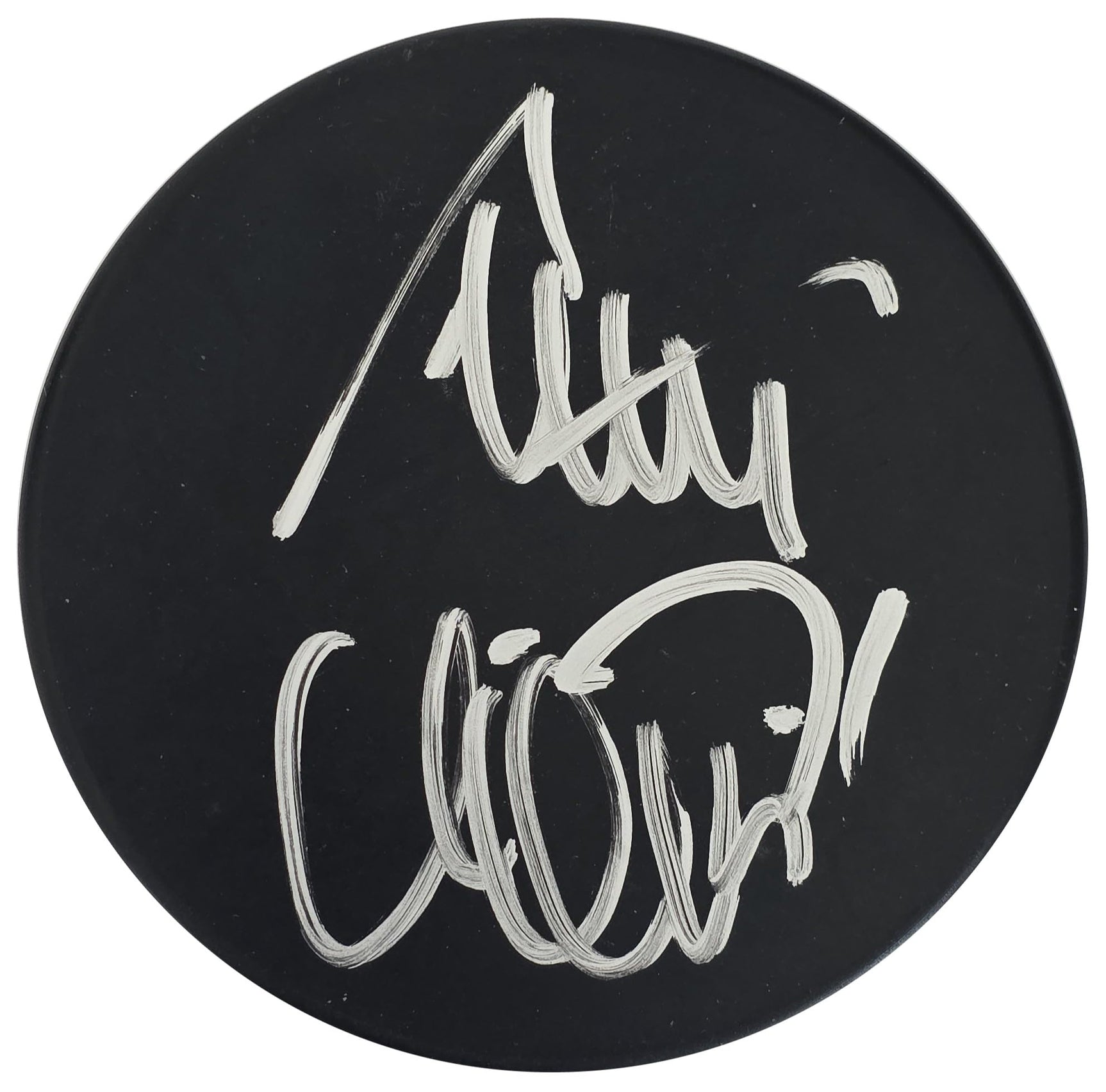 Antti Niemi Signed Hockey Puck COA Proof Autographed Canadiens Blackhawks Sharks