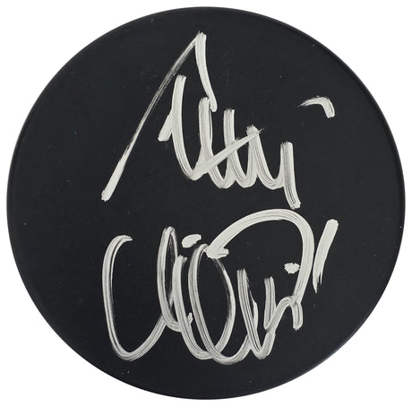 Antti Niemi Signed Hockey Puck COA Proof Autographed Canadiens Blackhawks Sharks