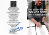 Geoff Tate Signed Queensryche Anybody Listening? Lyrics Sheet Proof COA Autographed STAR