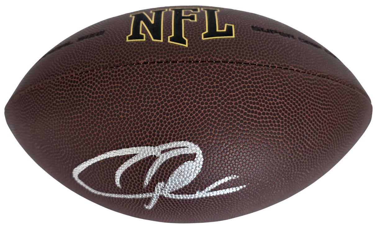 Odell Beckham Jr Signed Football COA Proof Autographed New York Giants LSU Tiger