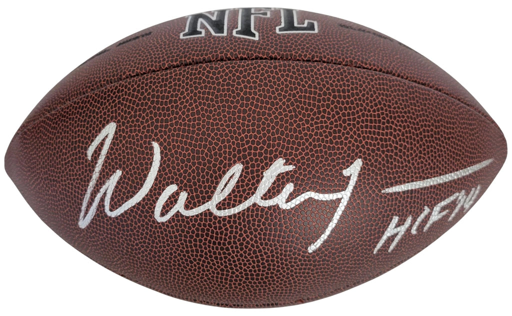 Walter Jones Signed Football COA Proof Seattle Seahawks FSU HOF Autographed