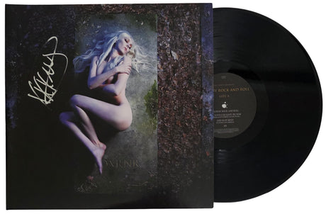 Taylor Momsen Signed The Pretty Reckless Death by Rock and Roll Album COA Proof Autographed Vinyl Record
