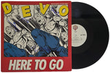 Devo Signed Here To Go Album COA Proof Autographed Vinyl Record Mark Mothersbaugh Gerald Casale Bob Mothersbaugh