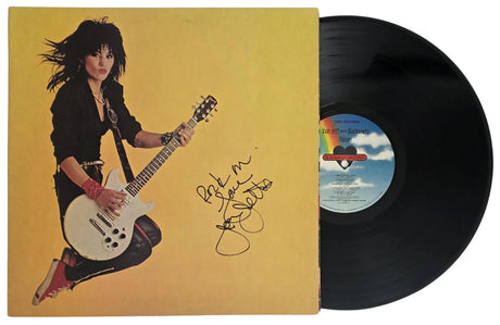 Joan Jett Signed Jett & The Blackhearts Album Proof COA Autographed Vinyl Record