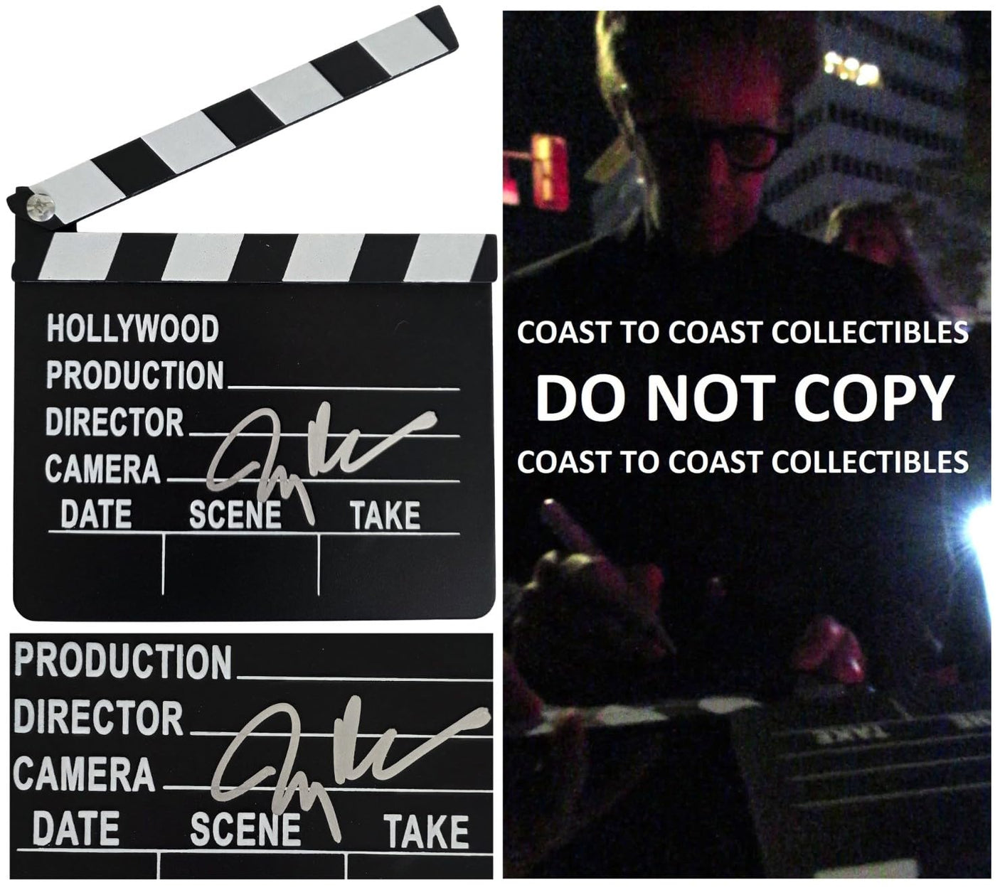 Jerry Bruckheimer Signed 7x8 Hollywood Clapperboard COA Proof Autographed Clap Board STAR