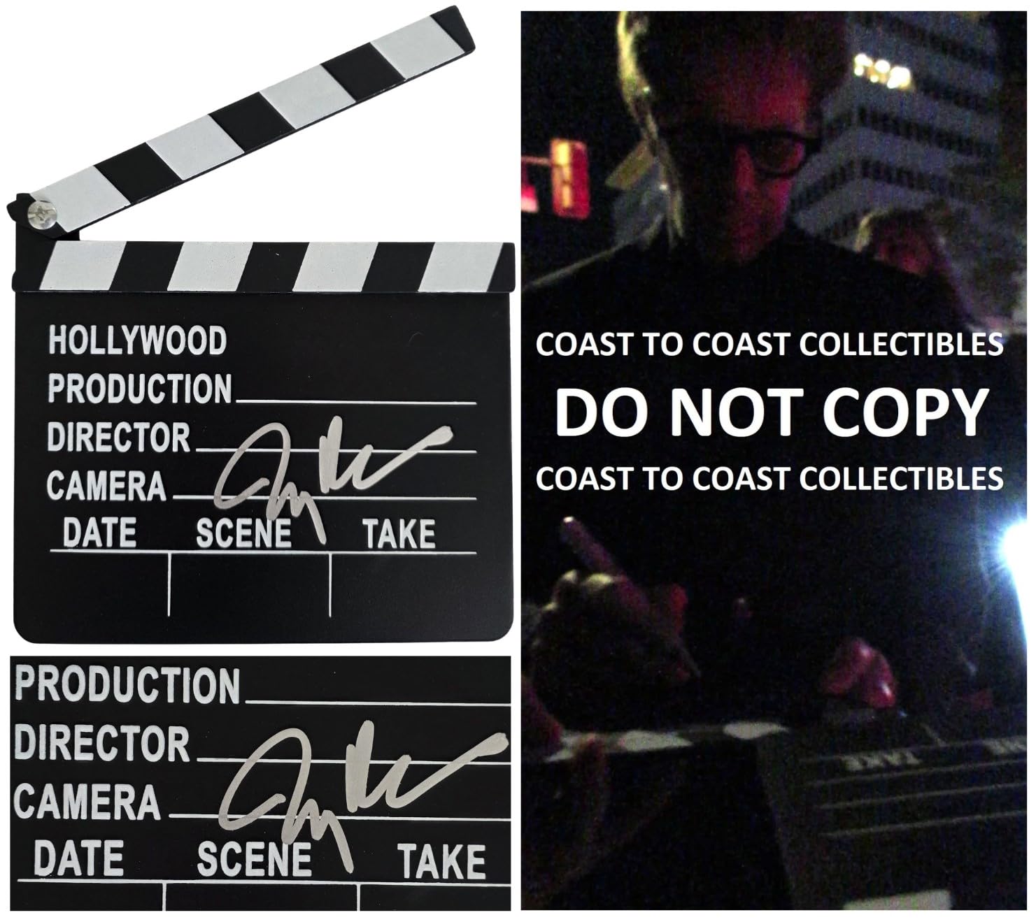 Jerry Bruckheimer Signed 7x8 Hollywood Clapperboard COA Proof Autographed Clap Board STAR