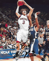 Adam Morrison Signed 8x10 Photo COA Proof Autographed Gonzaga Bulldogs basketball..