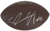Shawne Merriman Signed Football COA Proof Autographed San Diego Chargers Maryland