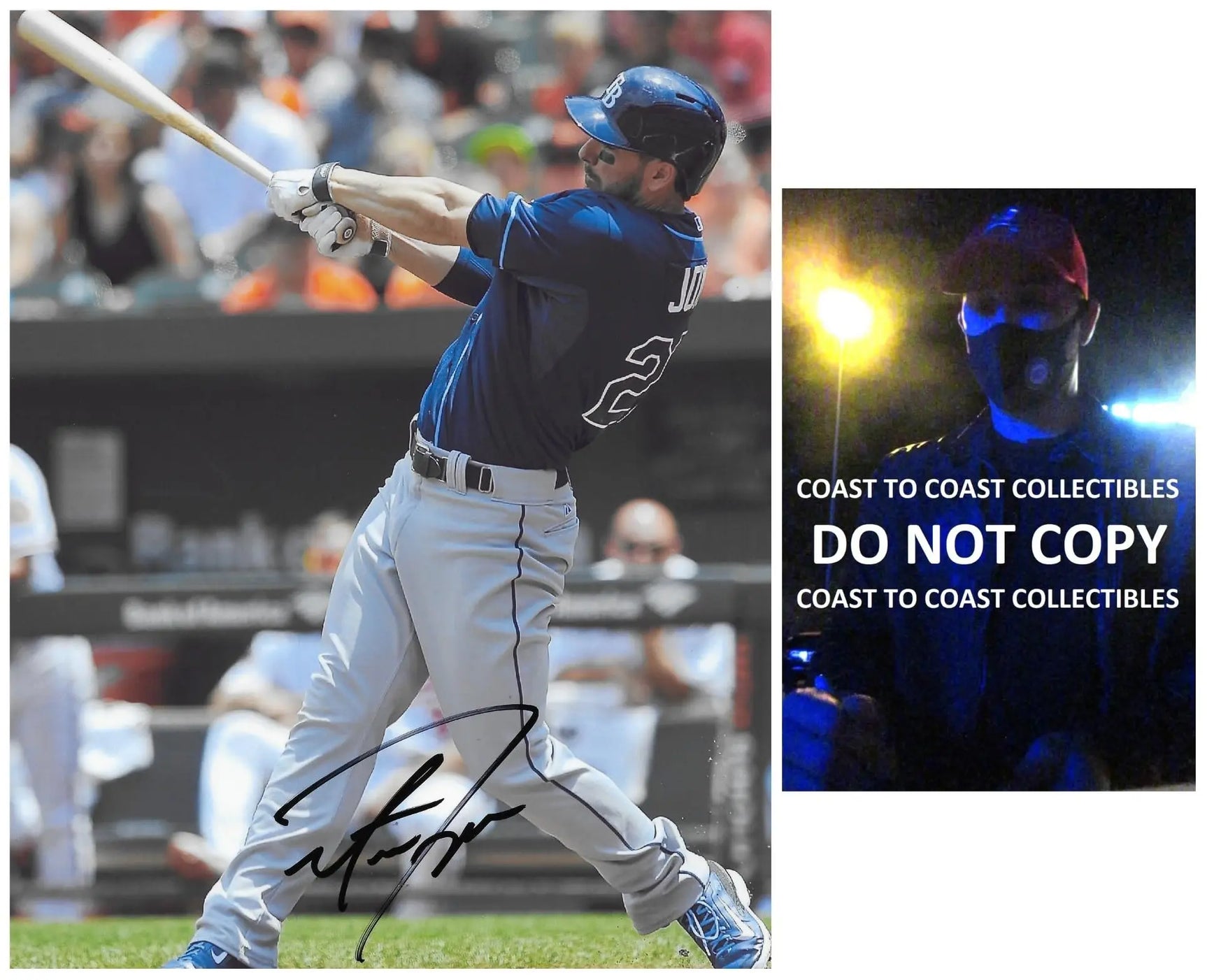 Matt Joyce Signed 8x10 Photo Proof COA Miami Marlins Baseball Autographed