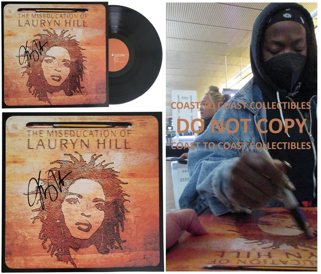 Lauryn Hill Signed The Miseducation Album Proof COA Autographed Vinyl Record