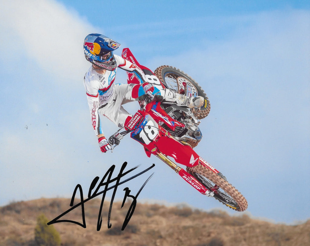 Jett Lawrence Signed 8x10 Photo COA Proof Autographed Supercross Motocross.