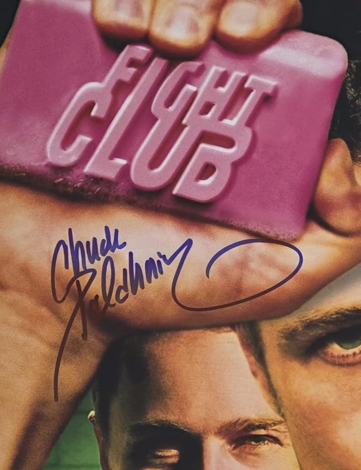 Chuck Palahniuk Signed 12x18 Fight Club Movie Poster Photo COA Exact Proof Autographed