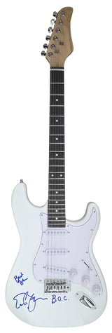 Blue Oyster Cult Signed Full Size Electric Guitar COA Exact Proof Autographed Buck Dharma & Eric Bloom