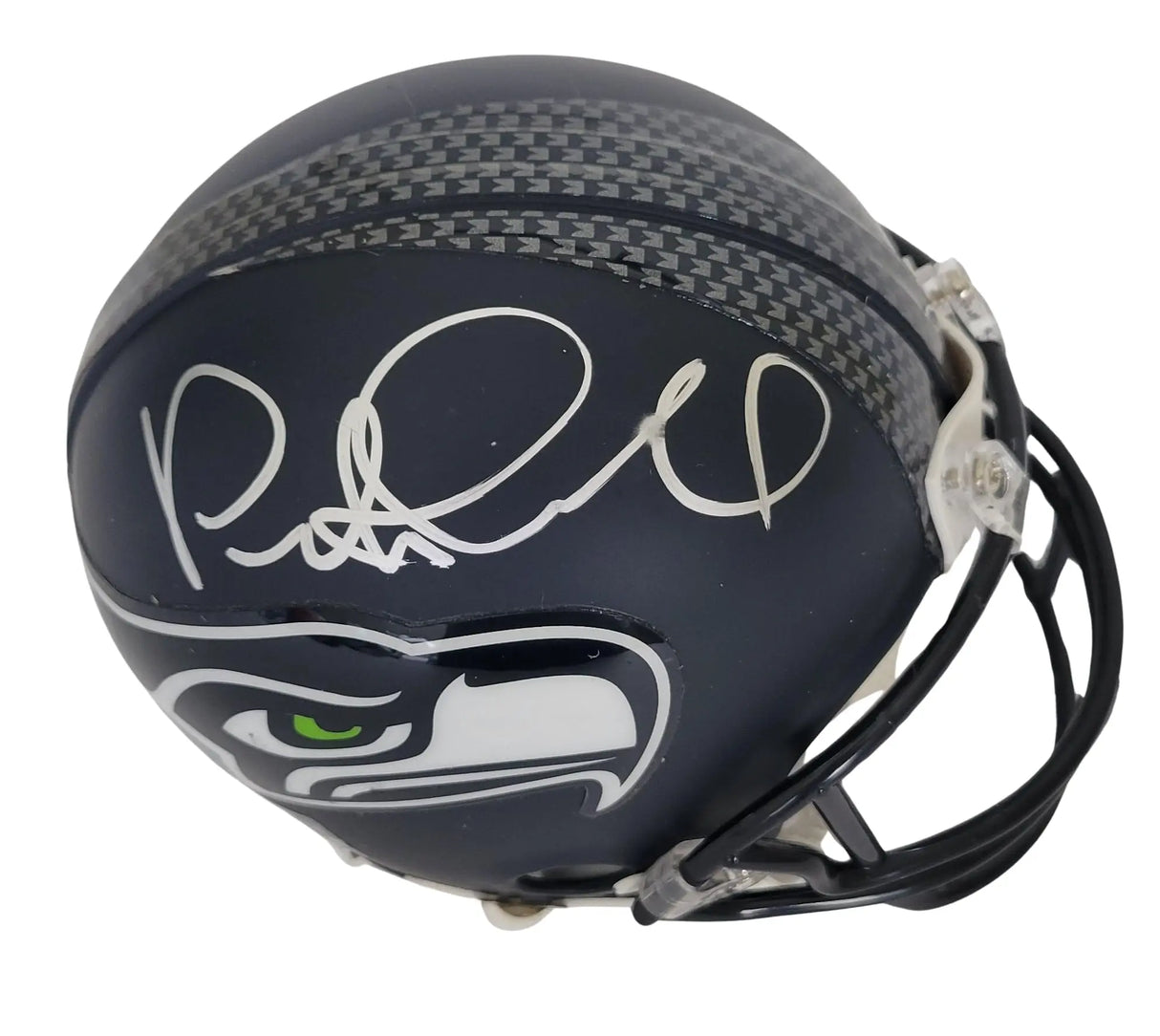 Pete Carroll Signed Seahawks Mini Football Helmet Proof COA. Autographed