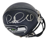 Pete Carroll Signed Seahawks Mini Football Helmet Proof COA. Autographed