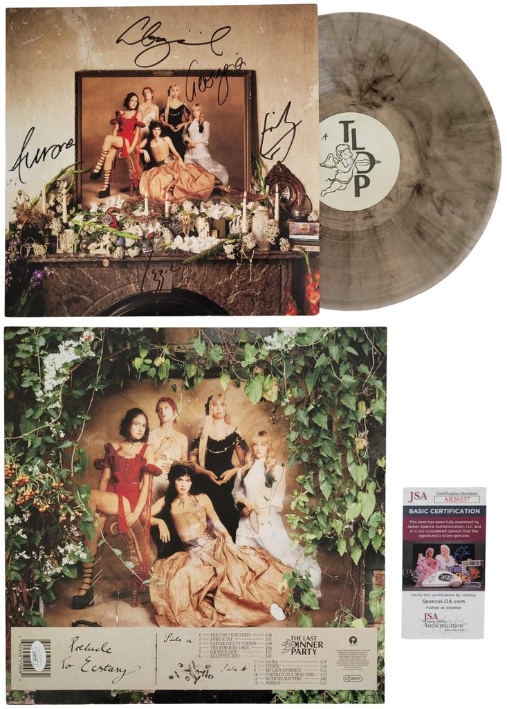 The Last Dinner Party Signed Prelude to Ecstasy Album Autographed Vinyl Record JSA COA