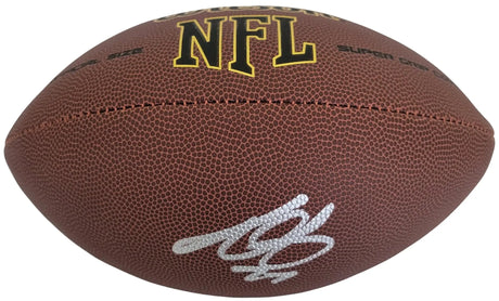 Andrew Whitworth Signed Football Proof COA Autographed Los Angeles Rams Bengals