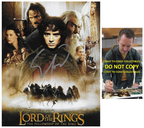Elijah Wood Signed Lord Of The Rings 8x10 Photo COA Exact Proof Autographed Star