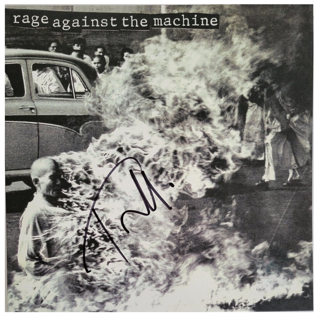 Tom Morello Signed Rage Against the Machine Album Proof Vinyl Record Autographed