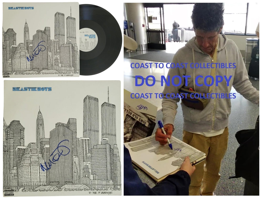 Mike Diamond Signed Beastie Boys To The 5 Boroughs Album Proof COA Autographed Vinyl Record