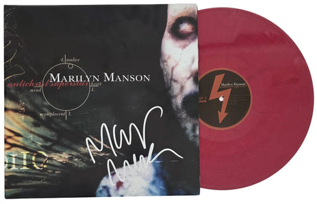 Marilyn Manso Signed Antichrist Superstar Album COA Proof Autographed Vinyl Record Marilyn Manson