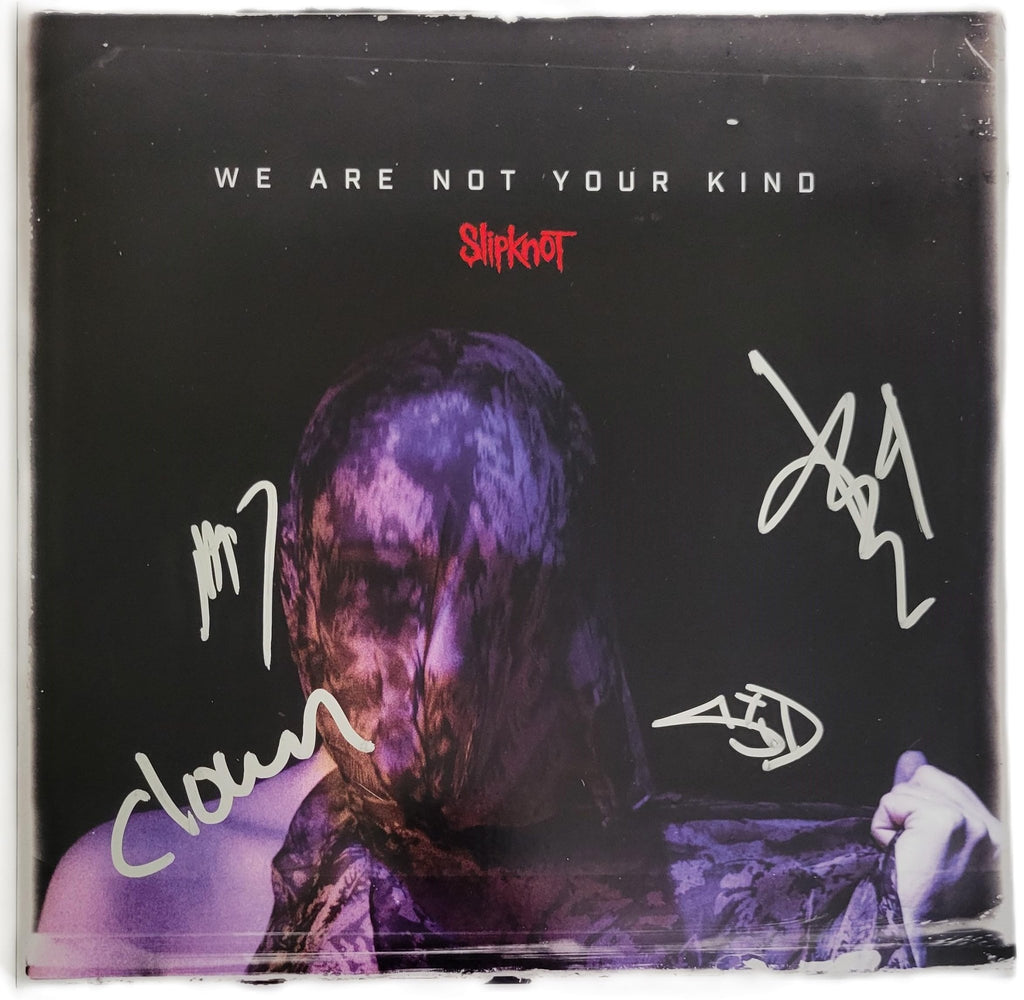 Slipknot Metal Band Signed We Are Not Yor Kind Album COA Exact Proof Autographed Vinyl Record