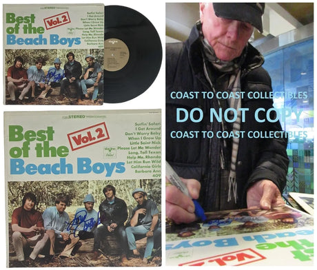 Mike Love Signed Best of the Beach Boys Vol 2 Album COA Proof Autographed Vinyl Record