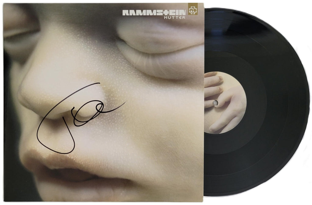 Till Lindemann Signed Rammstein Mutter Album COA Proof Autographed Vinyl Record Autographed