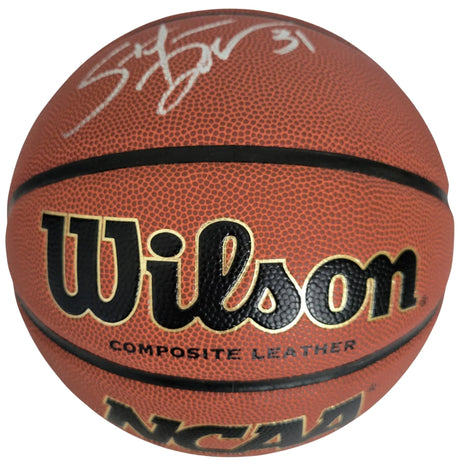 Stefanie Dolson UConn Huskies Signed Basketball COA Proof Washington Mystics