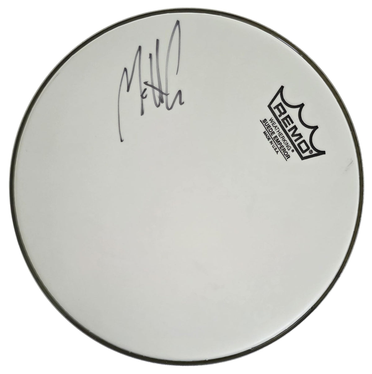 Matt Cameron Signed Drumhead COA Exact Proof Autographed Pearl Jam Soundgarden Drummer