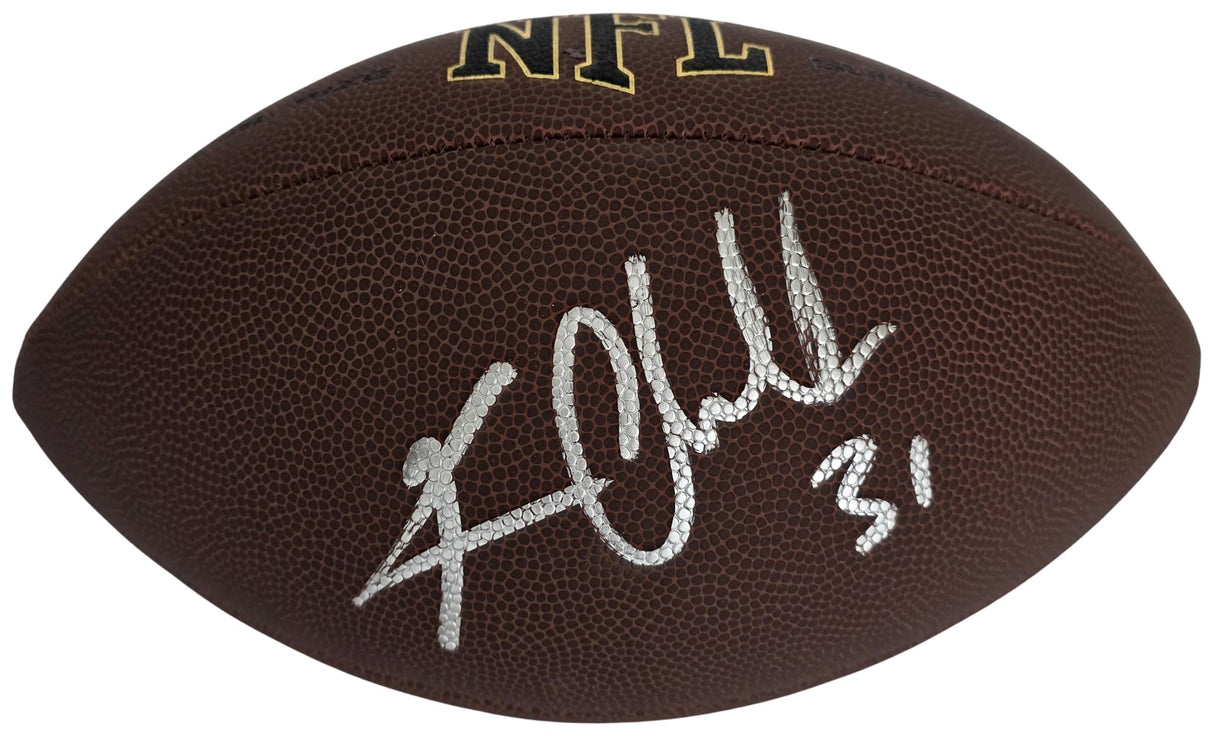 Kam Chancellor Signed Football COA Exact Proof Autographed Seattle Seahawks
