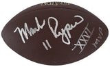 Mark Rypien Signed Football Exact Proof COA Autographed Washington SB MVP