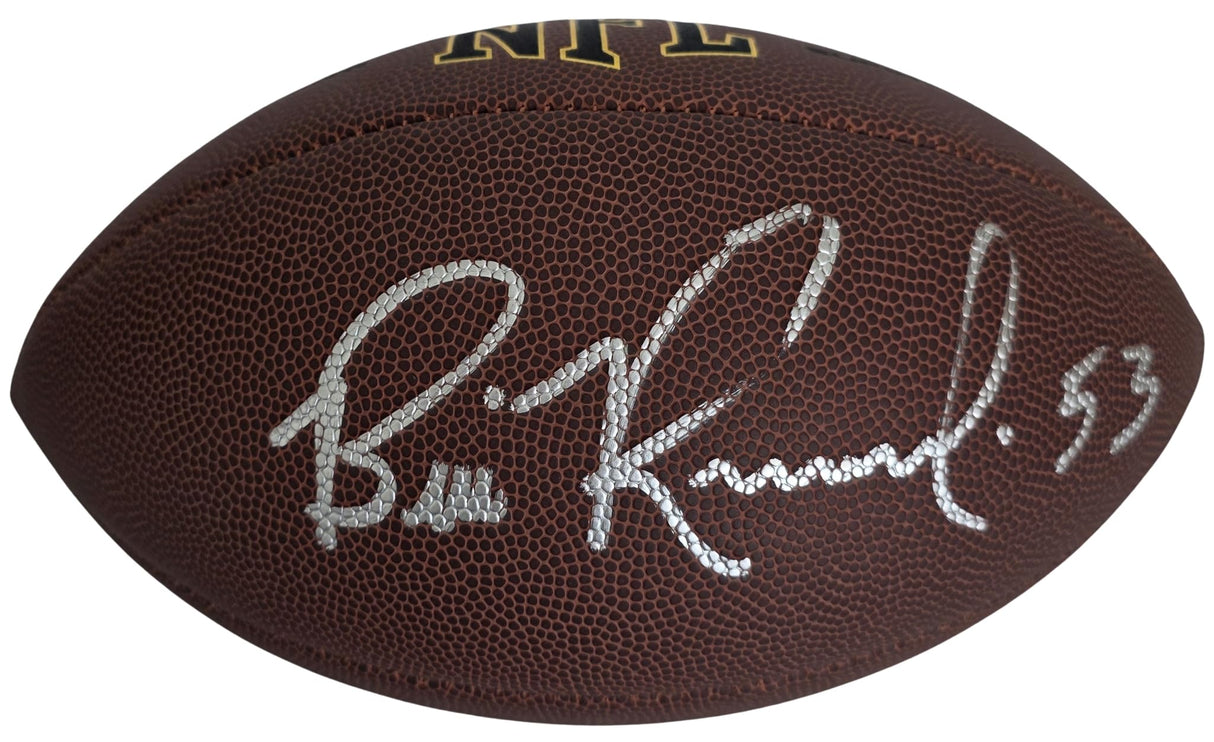 Bill Romanowski Signed Football COA Proof Autographed Oakland Raiders SF 49ers Denver Broncos
