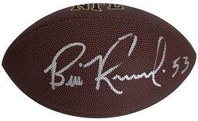Bill Romanowski Signed Football COA Proof Autographed Oakland Raiders SF 49ers Denver Broncos