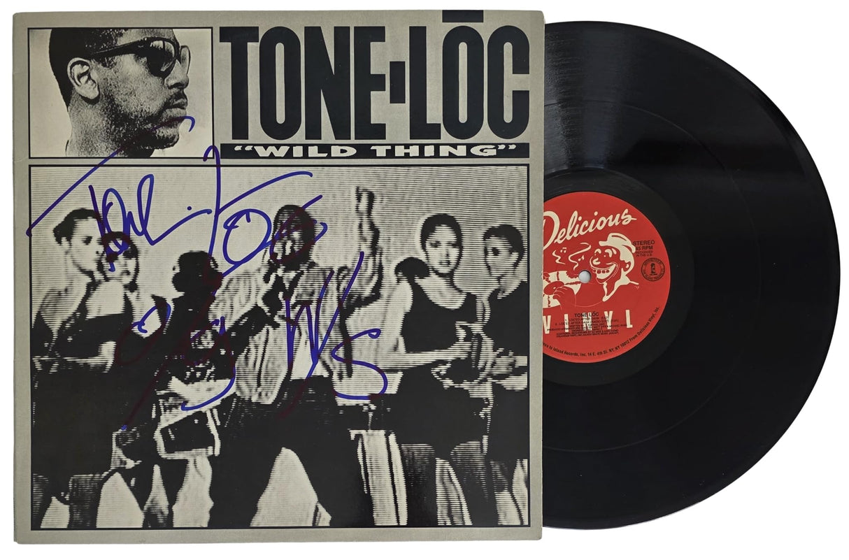 Tone Loc Signed Wild Thing Album COA Exact Proof Autographed Vinyl Record