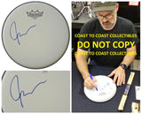 Jason McGerr Death Cab for Cutie Drummer Signed Drumhead COA Proof Autographed