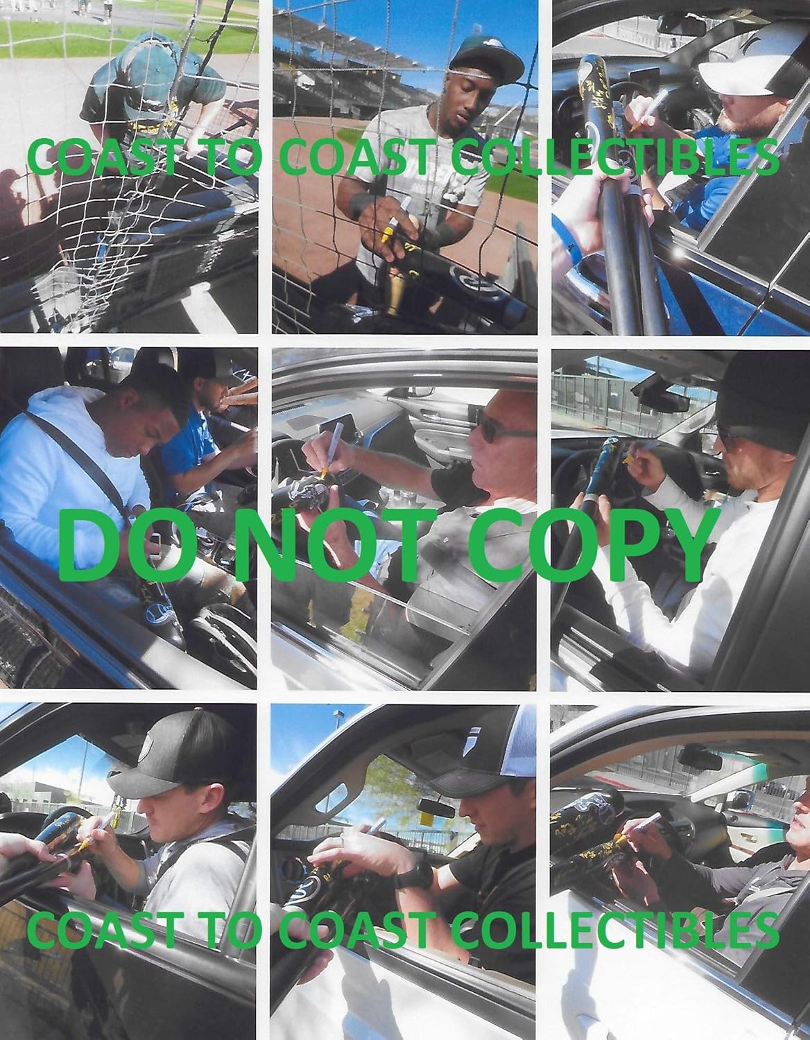 2019 Oakland Athletics, A's team signed autographed Baseball Bat, COA with the proof photos will be included.