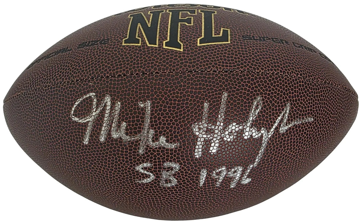 Mike Holmgren Signed Football Proof COA Autographed Seahawks Packers