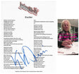 KK Downing Signed Judas Exciter Lyrics Sheet COA Exact Proof Autographed Judas Priest