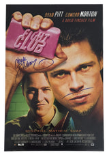 Chuck Palahniuk Signed 12x18 Fight Club Movie Poster Photo COA Exact Proof Autographed