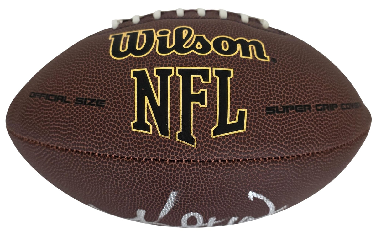 Kurt Warner Signed Football Proof COA Autographed Arizona Cardinals St Louis Rams