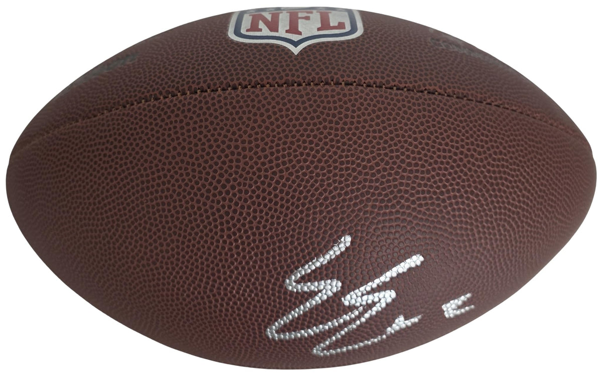 Emeka Egbuka Signed Football Proof COA Autographed Ohio State Buckeyes Tampa Bay Buccaneers Bucs