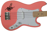 Mark Hoppus Blink 182 Signed Fender Squier Bass Guitar COA Proof Autographed..