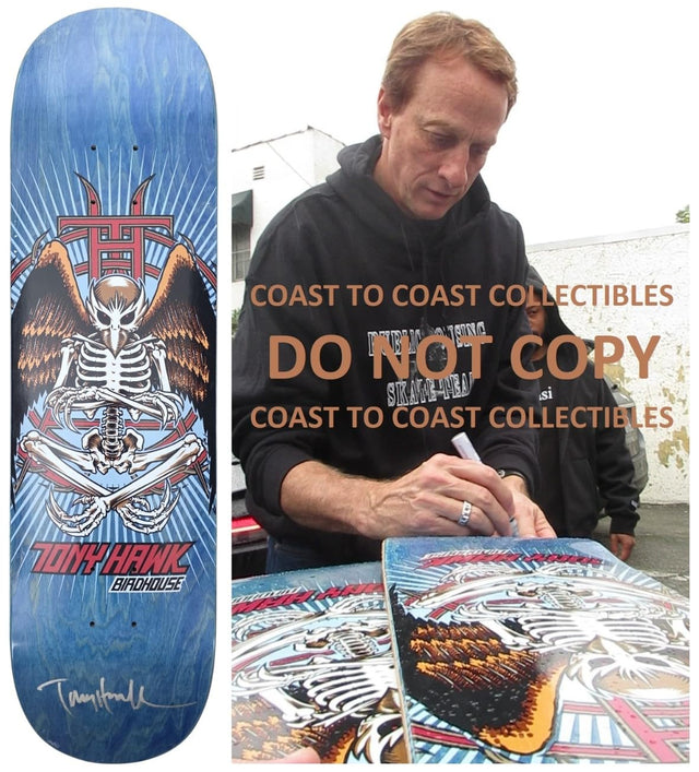 Tony Hawk Signed Birdhouse Skateboard Deck COA Exact Proof Autographed Board