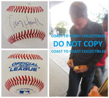 Tony Hawk legendary skateboarder Signed Baseball Proof COA Autographed