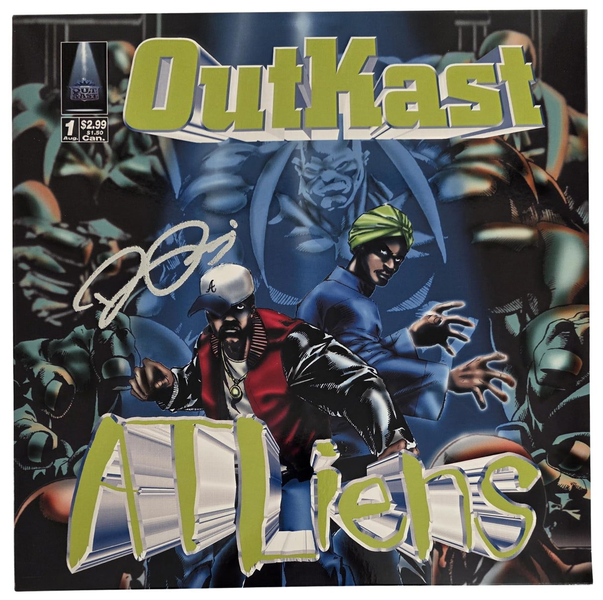 Big Boi Signed OutKast ATLiens Album COA Exact Proof Autographed Vinyl Record